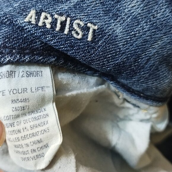 American Eagle Artist Stretch Boot Cut Medium Wash Jeans Size 2 Short - Picture 7 of 7